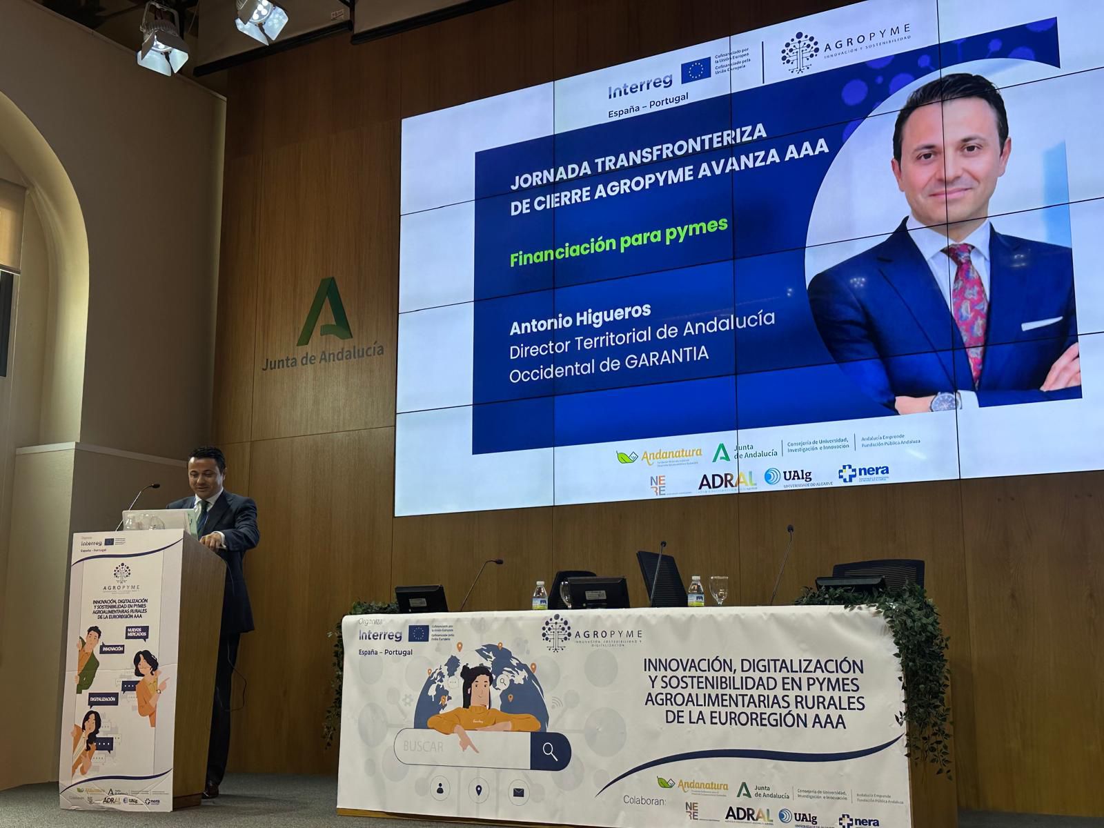 imagen de Garántia explica en la Jornada Agropyme las distintas líneas de financiación de la SGR en Andalucía